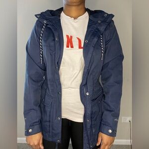 Eddie Bauer Navy Raincoat